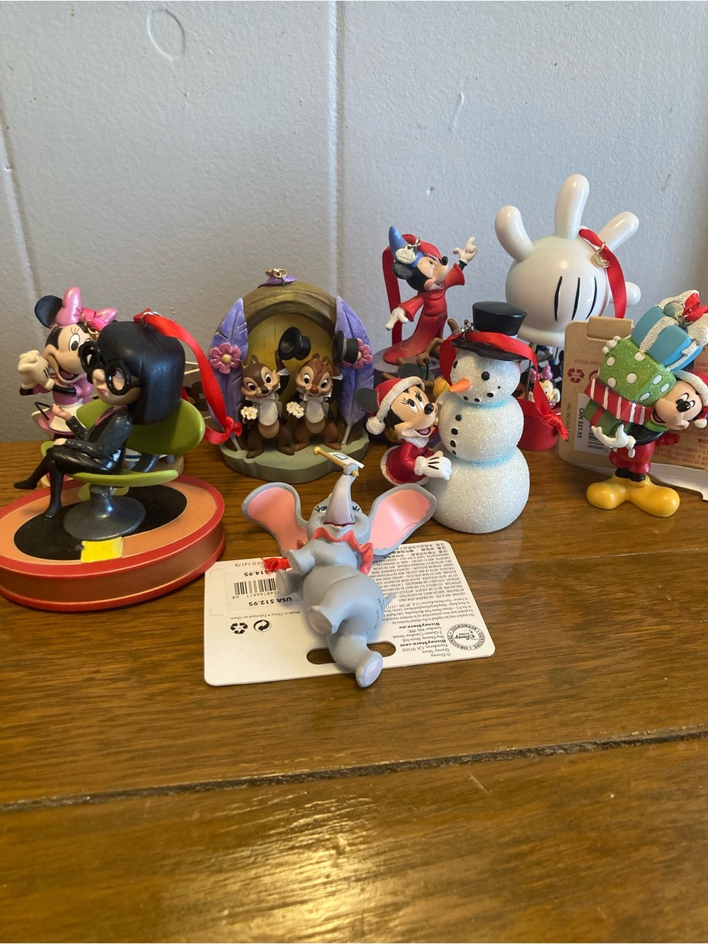 Lot of 8 Disney Sketchbook Ornaments